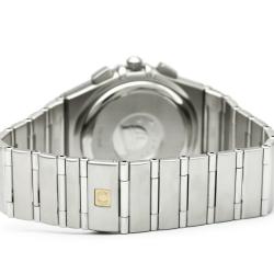 Pre Owned Omega Gray Stainless Steel Constellation Chronograph 1542.40 Men's Wristwatch 37MM