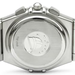 Pre Owned Omega Gray Stainless Steel Constellation Chronograph 1542.40 Men's Wristwatch 37MM