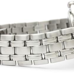 Pre Owned Omega White Stainless Steel Seamaster 120M 2511.20 Men's Wristwatch 36 MM