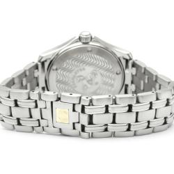 Pre Owned Omega White Stainless Steel Seamaster 120M 2511.20 Men's Wristwatch 36 MM