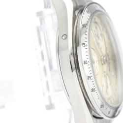 Pre Owned Omega Silver Stainless Steel Speedmaster Triple Date 3523.30 Men's Wristwatch 39MM