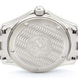 Pre Owned Omega White Stainless Steel Seamaster 120M 2511.20 Men's Wristwatch 36MM