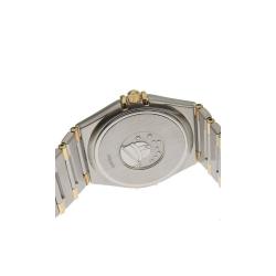 Pre Owned Omega Silver Gold Plated Stainless Steel Constellation Men's Wristwatch 34MM