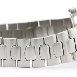 Pre Owned Omega Black Stainless Steel 18K Yellow Gold Seamaster Polaris 396.1022 Men's Wristwatch 31MM