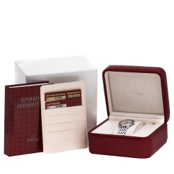 Omega Cream Stainless Steel De Ville Prestige 45103000 Men's Wristwatch 34 mm
