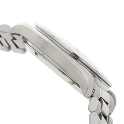 Pre Owned Omega Silver Stainless Steel Seamaster Day-Date 166.0299 Men's Wristwatch 35 mm