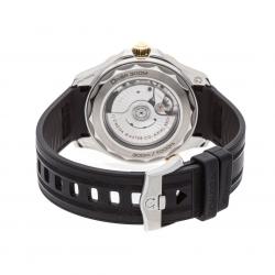 Pre Owned Omega Black 18K Yellow Gold And Stainless Steel Seamaster Diver 300m 210.22.42.20.01.001 Men's Wristwatch 42 MM