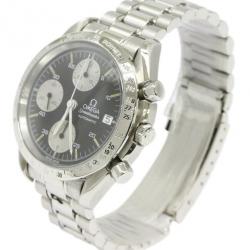 مملوكة مسبقًا ساعة أوميغا سبيد ماستر ستانلس ستيل للرجال 39مم