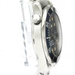 Pre Owned Omega Blue Stainless Steel Seamaster Professional 300M 2561.80 Men's Wristwatch 36 MM