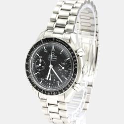 Pre Owned Omega Black Stainless Steel Speedmaster Automatic 3510.50 Men's Wristwatch 39 MM