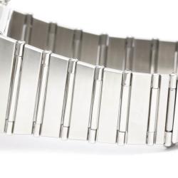 Pre Owned Omega Silver Stainless Steel Constellation 396.1070 Quartz Men's Wristwatch 33 mm