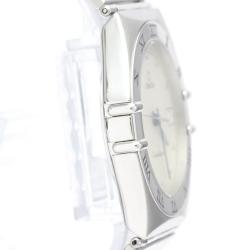 Pre Owned Omega Silver Stainless Steel Constellation 396.1070 Quartz Men's Wristwatch 33 mm