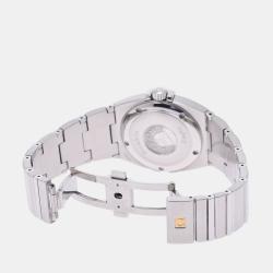 Pre Owned Omega Black Stainless Steel Constellation 1531.51 Men's Wristwatch 37 mm