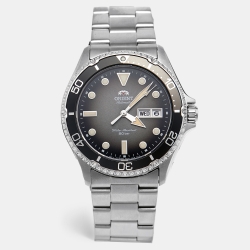 مملوكة مسبقًا Orient Kamasu II RA-AA0810N19B Brown Dial Stainless Steel Men's Wristwatch 42 mm