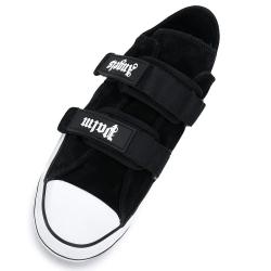 palm angels black logo vulcanized sneakers