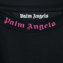 Palm Angels Black Logo Print Cotton Oversized T-Shirt XL