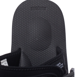 Palm Angels x Suicoke Black Fabric And Nylon Slide Sandals Size 42