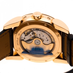 Parmigiani Fleurier Silver 18K Rose Gold Tonda Centum Men's Wristwatch 42 mm
