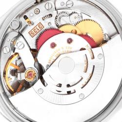 Pre Owned Rolex White Stainless Steel Date 15200 Men's Wristwatch 34MM