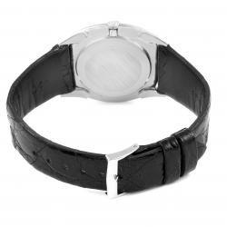 Pre Owned Patek Philippe Silver 18k White Gold Vintage 3544 Men's Wristwatch 32 MM