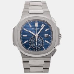 Blue 18k Nautilus 5976/1G-001 Automatic Men's Wristwatch 44