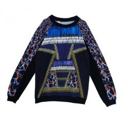 Peter Pilotto Printed Cotton Sweater M