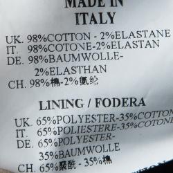 Pre Owned Philipp Plein Illegal Fight Club Smoke Grey Distressed Denim Super Straight Cut Jeans L