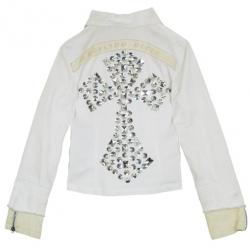 مملوكة مسبقًا Philipp Plein Black Orchid Limited Edition Swarovski Denim Jacket M