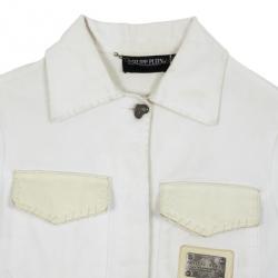 مملوكة م�سبقًا Philipp Plein Black Orchid Limited Edition Swarovski Denim Jacket M