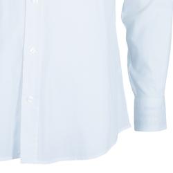 Pre Owned Philipp Plein Men's White Embellished Shirt L