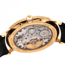 Piaget Silver 18K Rose Gold Altiplano Men's Wristwatch 43MM