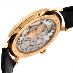 Piaget Silver 18K Rose Gold Altiplano Men's Wristwatch 43MM