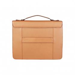 Piquadro Tan Leather Briefcase