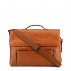 Piquadro Brown Leather Briefcase