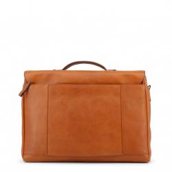 Piquadro Brown Leather Briefcase