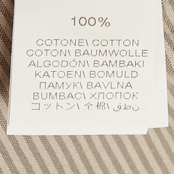 Pre Owned Brunello Cucinelli Beige Cotton Leisure Fit Trousers XL