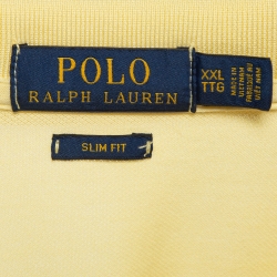 Polo Ralph Lauren Yellow Pique Knit Polo T-Shirt XXL
