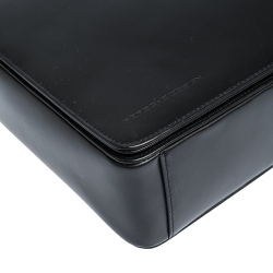 Pre Owned Porsche Design Black Leather Cervo 2.0 Laptop Messenger Bag