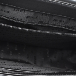 Pre Owned Porsche Design Black Leather Cervo 2.0 Laptop Messenger Bag