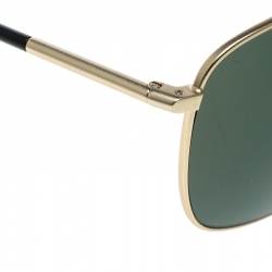 Porsche Design Satin Gold/Green P'8630 Square Sunglasses 