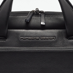 Porsche Design Black Leather Roadster Briefcase