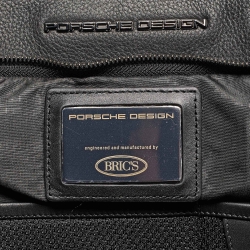Porsche Design Black Leather Roadster Briefcase