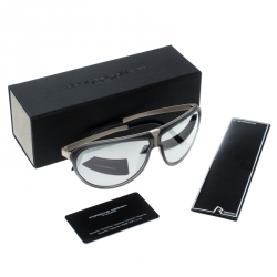 Porsche Design Grey/Silver P86BF Aviator Sunglasses 