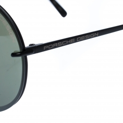 Pre Owned Porsche Design Black P'8478 Aviator Sunglasses