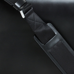 Porche Design Black Leather Messenger Bag