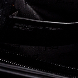 Porche Design Black Leather Messenger Bag
