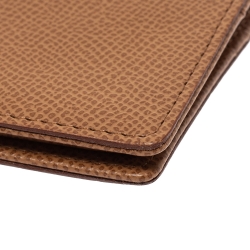 Pre Owned Porsche Design Brown Leather Bifold Wallet