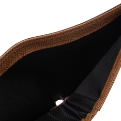 Pre Owned Porsche Design Brown Leather Bifold Wallet