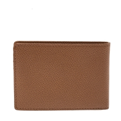 Pre Owned Porsche Design Brown Leather Bifold Wallet