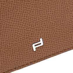 Pre Owned Porsche Design Brown Leather Bifold Wallet